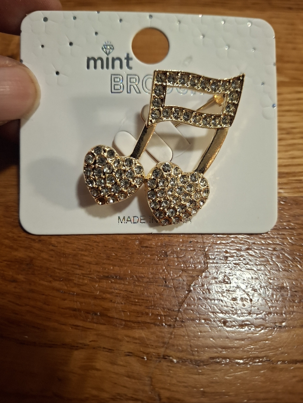 Music Heart Brooch NIP - Picture 6 of 10